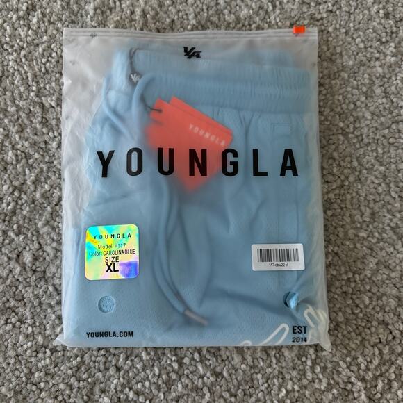 Men's YoungLA 117 Sig Short (SoldOut), XL, NWT, CarolinaBlue - Picture 7 of 7